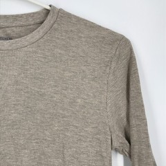 Jachs Shirt Mens XL Extra Large Long Sleeve Thermal Waffle Casual Sleep Brown