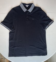 Calvin Klein Men’s black polo Short Sleeve size L