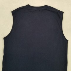 Fruit of the Loom Men’s Medium Navy Blue Sleeveless Crewneck Tank Top Basic Fit