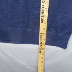 Banana Republic Long Sleeve Cowl Neck Shirt/Lightweight Sweater Blue Men Size M