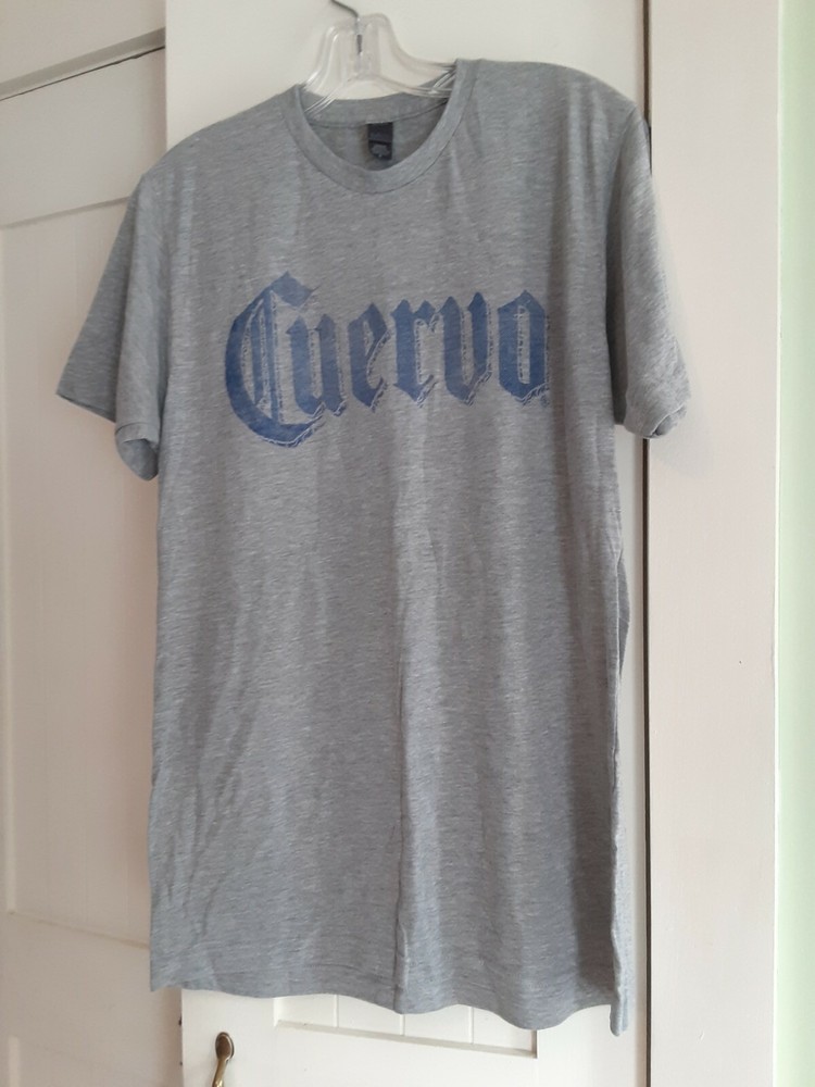 Tultex CUERVO Short Sleeve Grey TShirt Size Small SHIPS FREE