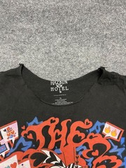 Hazbin Hotel Vox Graphic T-Shirt XL Black Anime Cartoon Streetwear A24…