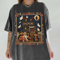 Vintage 90s Bears Halloween Comfort Colors Shirt, Trick or Treat Bears T-Shirt