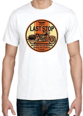 Adult DryBlend® T-Shirt – ( LAST STOP – BIKER / CHOPPER)