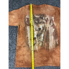 The Mountain Wolf Birch Trees T-Shirt XL Brown Tie Dye Collin Bogle 2011 Mens