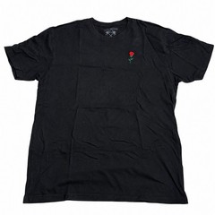 Riot Society Rose Embroidered Black T Shirt Mens XL Streetwear Graphic Skater