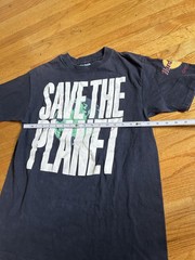 Marvel Save The Planet Graphic T-Shirt Black Crewneck Short Sleeve Tee