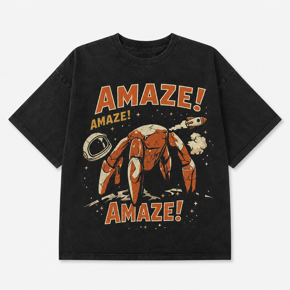 Retro Alien Space Shirt Funny Sci-Fi Book Lover Graphic Tee