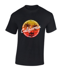 CALIFORNIA WEST COAST MENS T SHIRT COOL SUMMER BEACH HOLIDAY CLOTHING TOP