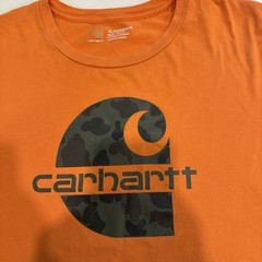 Bright Orange CARHARTT Short Sleeve T Shirt – Original Fit XL