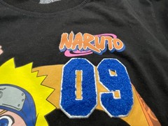Naruto Black T shirt Young Adult-Small. NWT, Chest 34”