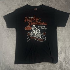 Harley-Davidson FTW Lima Ohio T-Shirt Mens L Black Dealer Motorcycle Graphic Tee