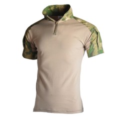 Mens Army Tactical Combat T-Shirts Military Short Sleeve Casual Shirt Camouflage