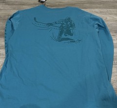 VINEYARD VINES TAKE THE SHOT LS POCKET TEE Size Large MRSP $49.50 NWT