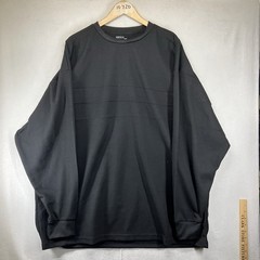 Mens Thermal Shirt 5XL Long Sleeve Black Breathable Vertical Sport EUC