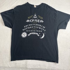 Y2K Gildan Ouija Hasbro Black Short Sleeve Horror Graphic Shirt Men’s XL