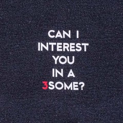 Vintage Can I Interest You In A 3 Some Shirt XL Funny Y2K Ironic Party Vodka Tee