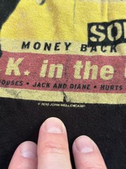 John Mellencamp Scarecrow Tour Concert T Shirt Bloomington Indiana IU 2010 Large