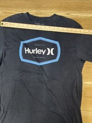 Camiseta Para Hombre Hurley De Manga Corta 100% Algodón Con Logo Estampado