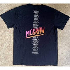 Tim McGraw Concert Tour Graphic T-Shirt Mens Medium Black Country Music Merch
