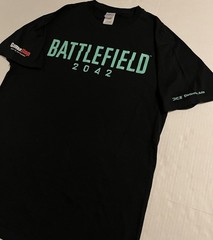 Battlefield 2042 GameStop EA Arts Promo T-Shirt MEDIUM PlayStation Xbox Gamer