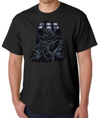 REAPER BAND T-Shirt ~ Metal Music Skull Tee ~ Rock Star Guitar