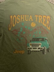 Goodfellow & Co x Jeep Joshua Tree Men’s S Green Graphic Logo Tee Crew Neck SS