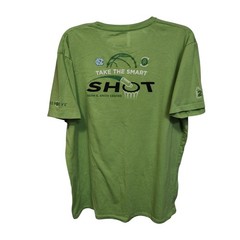 Bundle of 4 xl unisex cotton/polyester tshirts. Teal, gray, yellow, and green