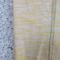 Eddie Bauer Mens Large Yellow Marled Short Sleeve T Shirt FREE-DRY Athleisure