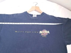 Vintage Hard Rock Cafe 30 days Montreal Tour Graphic Print T-Shirt Mens 2XL