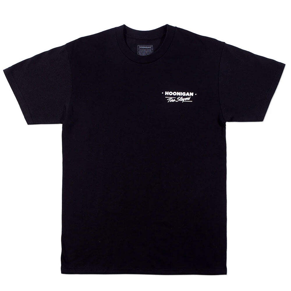 Hoonigan Cheater Slicks Kill All Tyre Black Tee Shirt