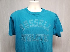 Russell Athletic Adult Large Cyan TShirt