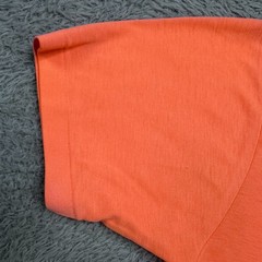 Vintage 90s Single Stitch Hong Kong Shirt Mens M Fluorescent Orange Tee Dim Sum