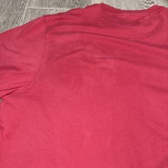 Left Coast Tee Shirt Men’s L Red Crewneck Short Sleeve Peruvian Pima Cotton READ