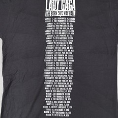 Lady Gaga The Born This Way Ball 2012 2013 Edge Of Glory Tee T-Shirt Size Small