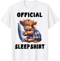 Highland_cow – Official Sleepshirt Pajamas Nightgown T-Shirt