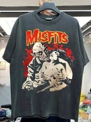 Misfits Nosferatu Graphic Short Sleeve Black Unisex Tshirt Reprint S-5XL