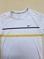 Nike Miler Dri-FIT UV White Stripe L Men’s Running Tee