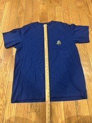 Keith Haring Uniqlo UT Shirt Large L Blue Pop Art Pocket Graphic Short Sleeve