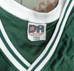 DON ALLISON Vtg New Hampshire AAU Shooting Stars Basketball Jersey Shiny Large