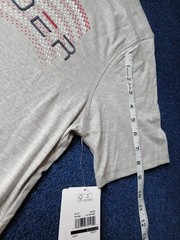 Spyder Men’s Heather Grey T shirt Red/White/Blue Flag Small NWT