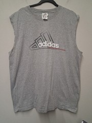 Vintage Gray Adidas Muscle Tanktop