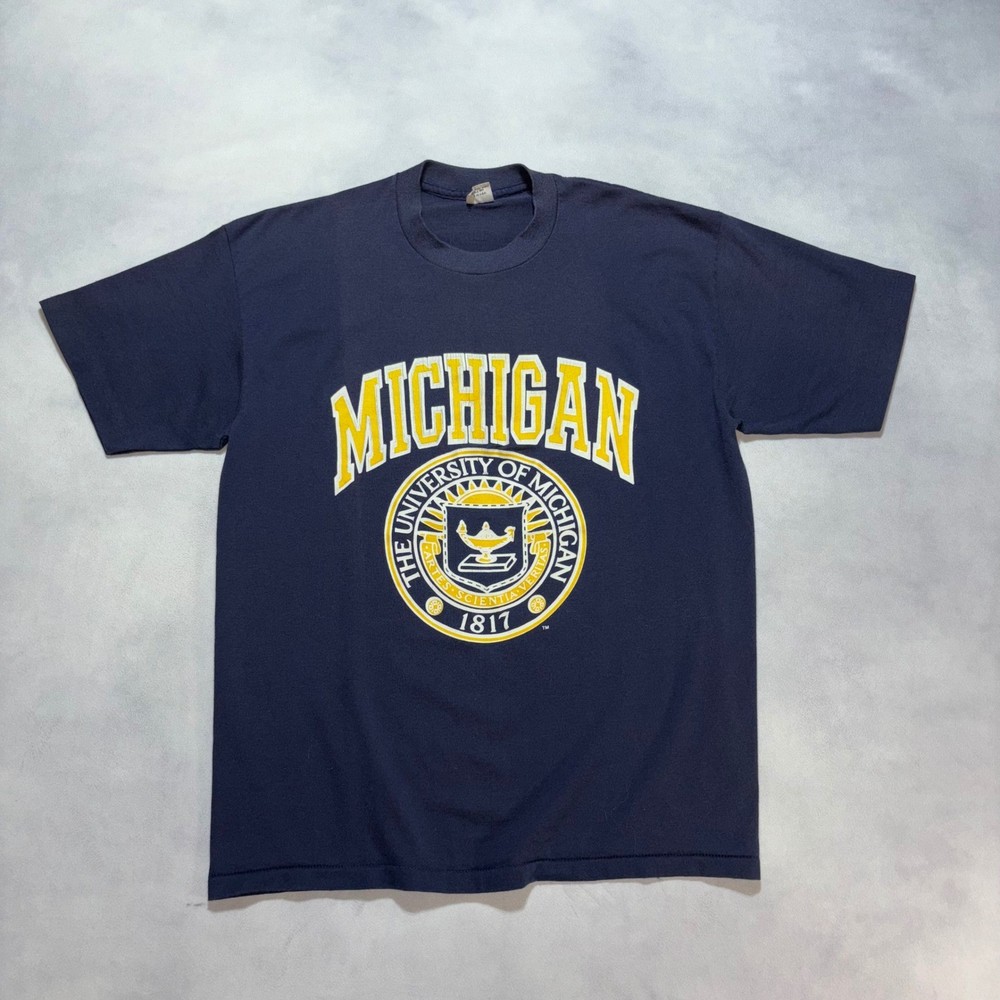 Vintage 80’s University of Michigan T-Shirt Mens Large Single Stitch Made in USA