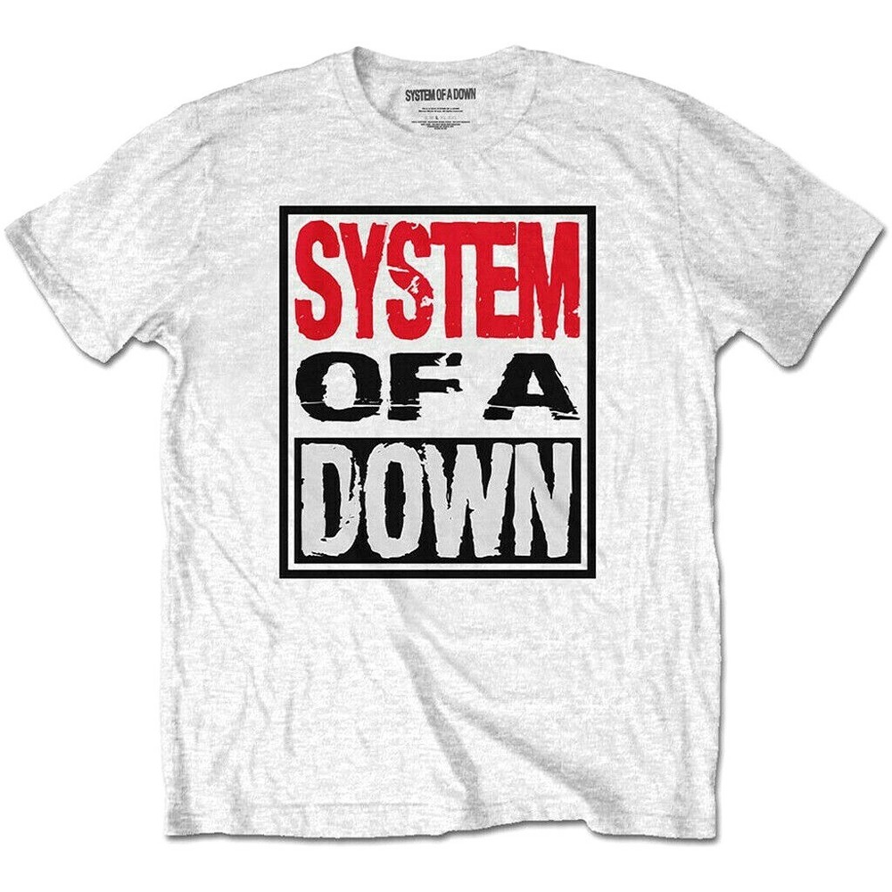 System of a Down Band Concert Official Graphic T Shirt Short Sleeve Sz XL New