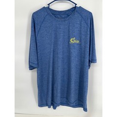 World Wide Sportsman Mens XL Blue Heathered Fishing Graphic T-Shirt Short Sleeve