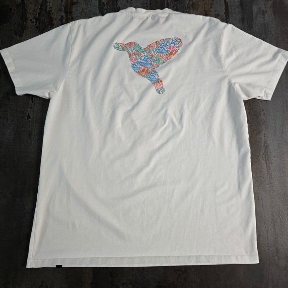 Birddogs White Tshirt Colorful Graphic Size Xl Mens