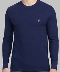 NWT – POLO RALPH LAUREN Mens Waffle Knit Thermal Long Sleeve Shirts : S – XXL