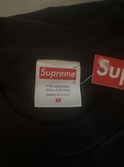 Authentic Brand New Supreme Molotov Tee Black Medium SS18