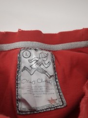 Play Cloths PC Front Graphics Red Men’s T-Shirt Size Large