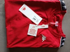 KAPPA t shirt size xl col. red mod.303UV10 222 BAND COEN SLIM euro 35.00